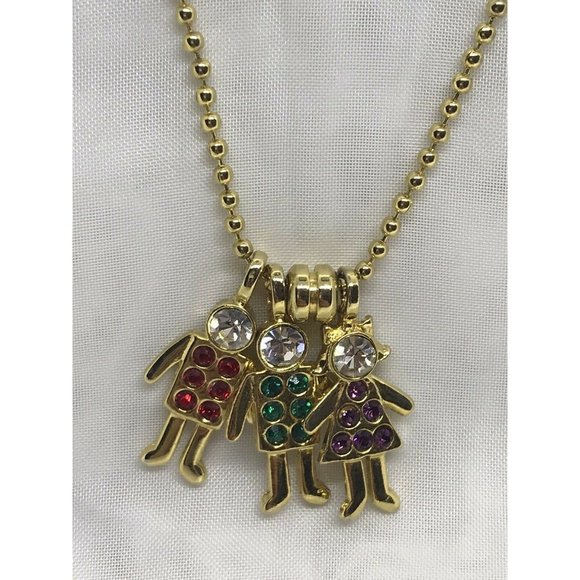 Girl and boys GSC pendants Long Ball chain necklace 29 Inches Red Green Purple - Picture 10 of 12